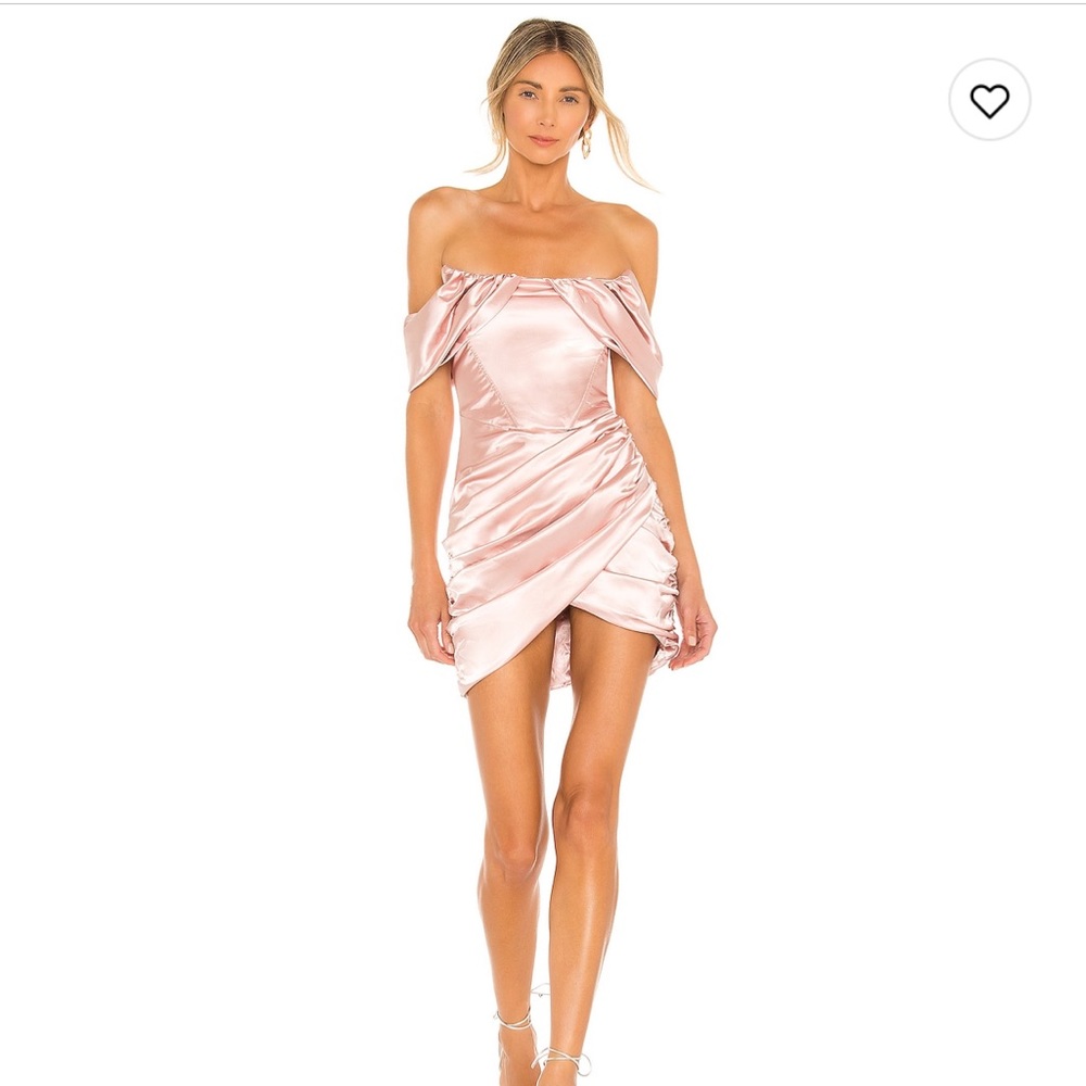 Revolve Corset Mini Dress in Blush Size M